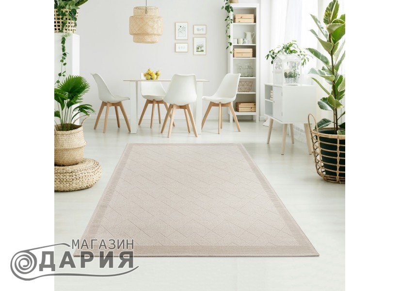 Тъкан вълнен килим Lana 7636-682 cream